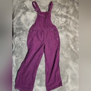 Levi Purple Corduroy Overalls